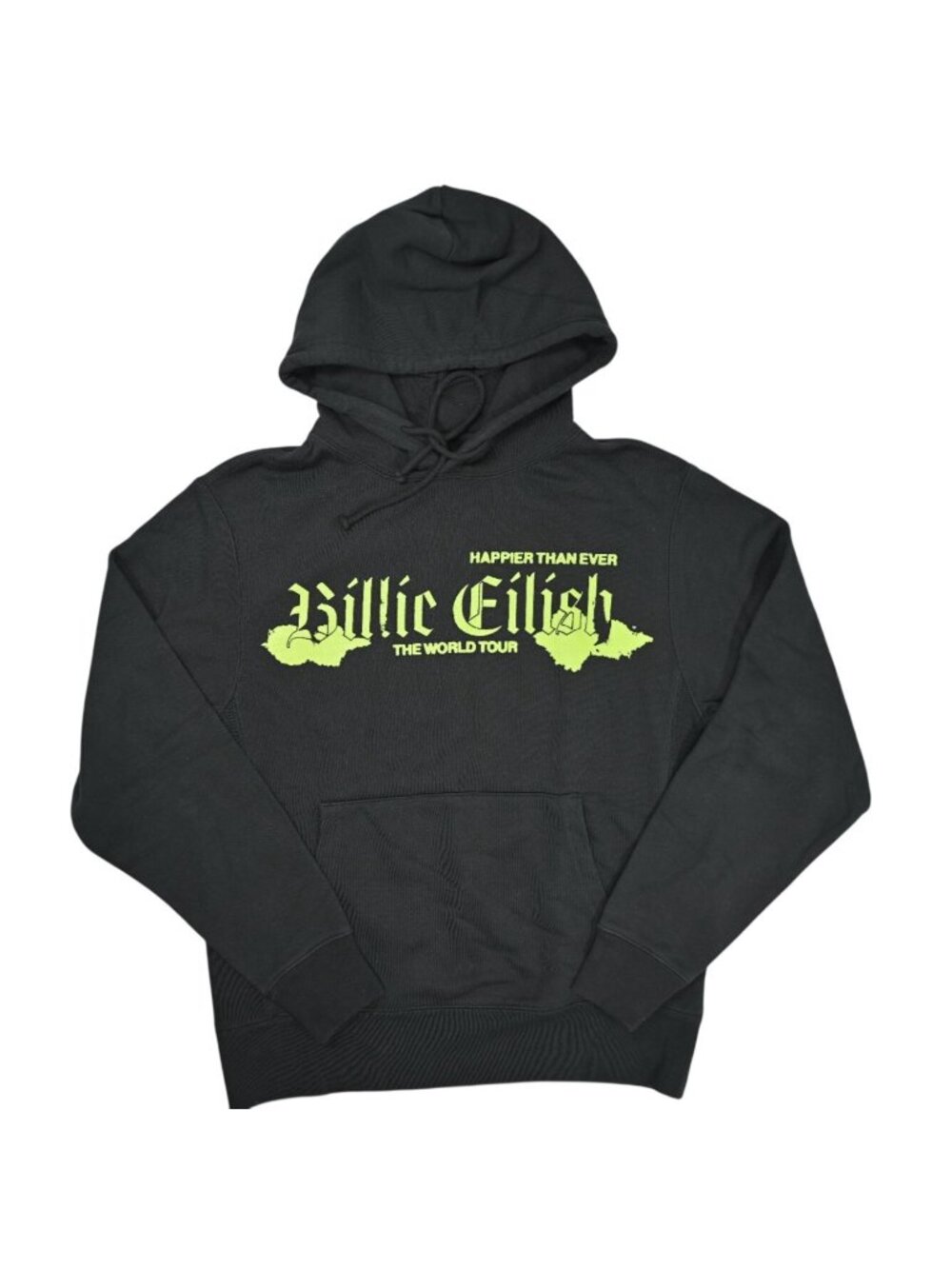 Billie Eilish Happier Than Ever World Tour 2022 Hoodie in Black